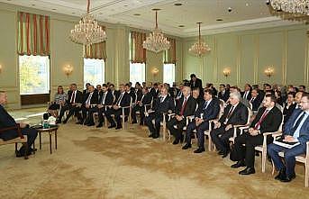 Erdoğan, Berlin’de Türk sivil toplum kuruluşlarının temsilcileriyle görüştü