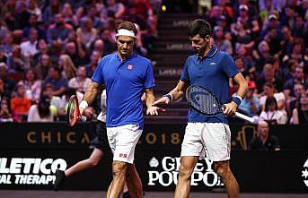 Federer-Djokovic çifti ilk maçını kaybetti
