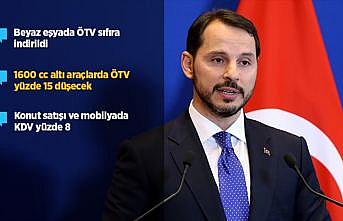 Bakan Albayrak ÖTV ve KDV indirim paketini açıkladı