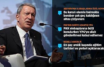Milli Savunma Bakanı Akar: YPG'nin PKK'dan hiçbir farkı yok