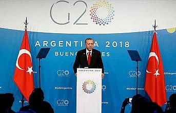 Cumhurbaşkanı Erdoğan'ın G20 trafiği