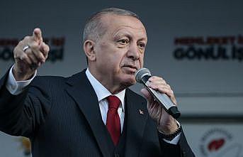 Cumhurbaşkanı Erdoğan: 'Bölücü örgüte Kandil'i mezar etmek için bu seçimden güçlü çıkmalıyız'