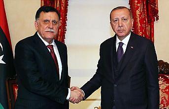 Cumhurbaşkanı Erdoğan, Fayiz es-Serrac'ı kabul etti