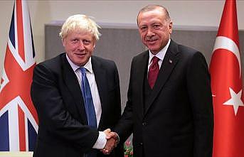 Erdoğan ile Johnson görüştü