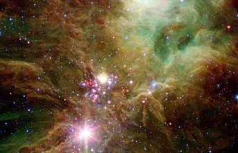 NASA'nın Spitzer Teleskobu Yılbaşı Ağacı Yıldız Kümesi'ni fotoğrafladı