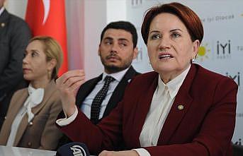 İYİ Parti Genel Başkanı Akşener: Seçime Tayyip Bey karar verecek