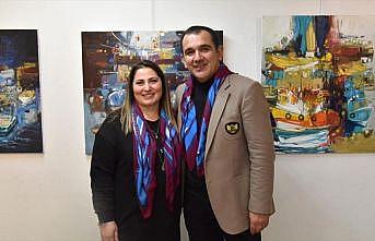Ressam Raif ve Yasemin Kalyoncu Paris'te sergi açtı