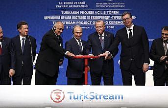 TürkAkım doğal gaz boru hattı açıldı