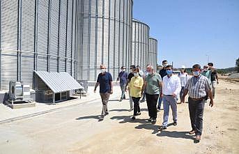 AK Parti Edirne Milletvekili Aksal buğday alım depolarında incelemede bulundu
