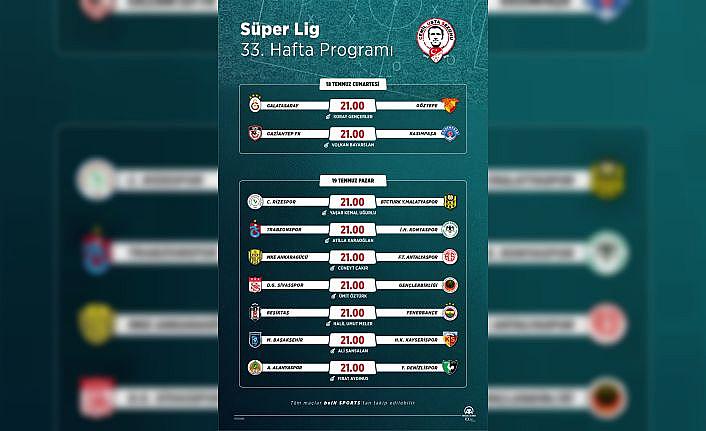 GRAFİKLİ - Süper Lig'de 33. hafta nefes kesecek