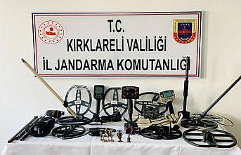 Kırklareli'nde tarihi eser kaçakçılığı operasyonlarında 5 şüpheli yakalandı