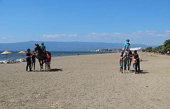 Jandarmanın atları, Bursa sahillerinde göreve başladı
