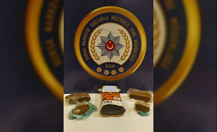 Bursa'da uyuşturucuyla yakalanan yabancı uyruklu 4 şüpheli tutuklandı