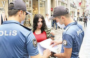 Maske takmayan 29 kişiye 35 bin 550 lira ceza uygulandı