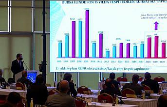 Bursa'da son 15 yılda 45 bin 340 kaçak yapı tespit edildi