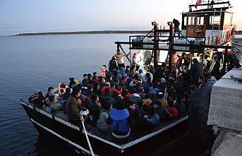 Çanakkale açıklarında 144 sığınmacı yakalandı