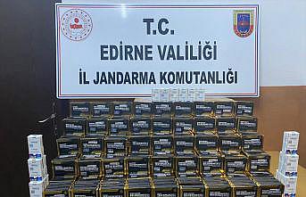 Edirne'de bir otomobilde üretimi ve satışı yasak doping hapları ele geçirildi