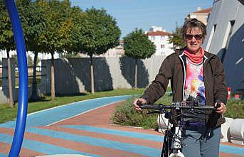 Bisikletle dünya turuna çıkan Türkiye hayranı Hollandalı Kırklareli'ne geldi