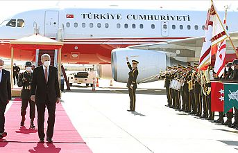 Cumhurbaşkanı Erdoğan KKTC'de