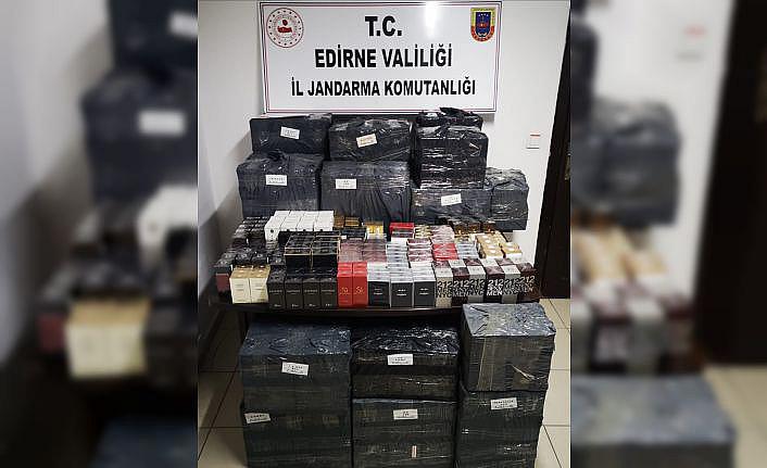 Edirne'de 2 bin 736 adet kaçak parfüm ele geçirildi