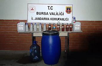 Bursa'da 123 litre sahte içki ele geçirildi