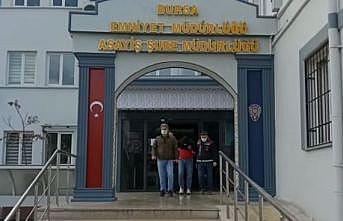 Bursa'da cezaevinden izinli çıkan şüpheli, kapkaç iddiasıyla gözaltına alındı