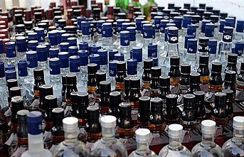 Tekirdağ'da 1391 litre ve 151 şişe kaçak içki ele geçirildi