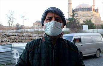 Balkanlar'dan gelen soğuk hava ile Edirne “meşhur ayazına“ kavuştu