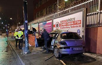 Eyüpsultan'da trafik kazası: 2 yaralı