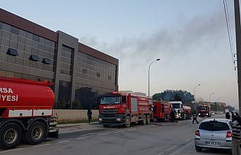 Bursa'da tekstil fabrikasında çıkan yangın söndürüldü