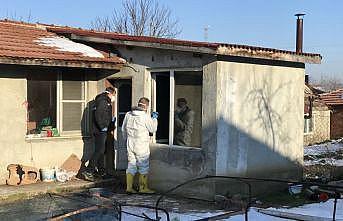 Edirne'de evde çıkan yangında bir kişi hayatını kaybetti