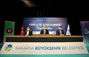 Sakarya Büyükşehir Belediyesinde TİS'le işçilere yüzde 40'a varan zam yapıldı