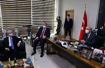 CHP Genel Başkanı Kılıçdaroğlu, Tekirdağ Büyükşehir Belediye Başkanı Albayrak'ı ziyaret etti