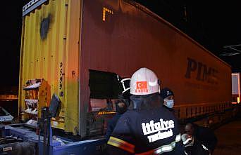 Tekirdağ'da tren istasyonunda elektrik akımına kapılan 2 sığınmacı ağır yaralandı