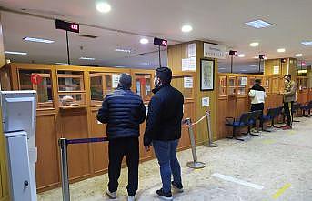 Trakya'da, yapılandırma borçları için açık tutulan vergi dairelerinde mesai sakin geçti