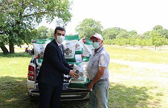 Edirne'de üreticilere 8 ton kuru fasulye tohumu dağıtıldı
