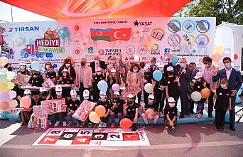 “Hediye Karavanı“ Azerbaycanlı çocuklar için Balıkesir'den yola çıktı