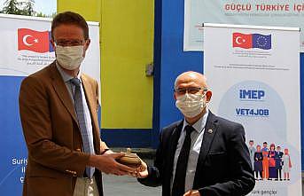 AB Türkiye Delegasyonu Başkanı Meyer-Landrut, İnegöl Mesleki Eğitim Merkezini ziyaret etti: