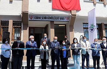 “Edirne Şehir Gönüllüleri Vakfı“ hizmet binası açıldı