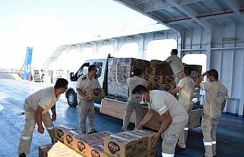 Çanakkale Valiliği sel felaketinin yaşandığı Sinop'taki çalışmalara destek için bölgeye gemi gönderdi