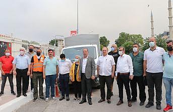 Edirnelilerin desteğiyle toplanan 3 kamyonet yardım malzemesi yangın bölgelerine gönderildi