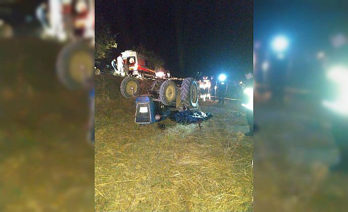 Bilecik'te devrilen traktörün sürücüsü öldü