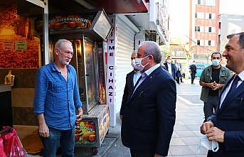 TBMM Başkanı Şentop Tekirdağ'da esnaf ziyareti yaptı