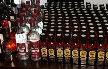 Bursa'da 110 şişe kaçak içki ele geçirildi