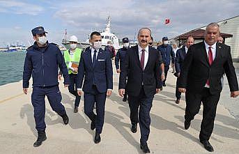 Edirne'de Enez Deniz Gümrük Kapısı liman inşaatı sürüyor