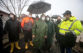 Bakan Yardımcısı Çataklı Kırklareli'de aşırı yağıştan etkilenen bölgede konuştu