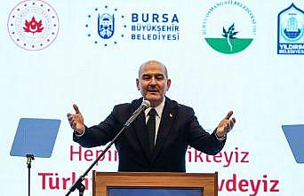 İçişleri Bakanı Soylu Bursa'da muhtarlarla bir araya geldi