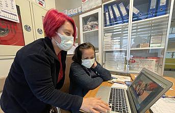 Kırklareli'nde Kovid-19 aşı ekibinin tercihi Karlı yolları 'aşı'yolar oldu