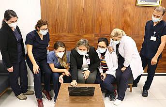 Tekirdağ Şehir Hastanesi hemşireleri AA'nın Yılın Fotoğrafları oylamasına katıldı