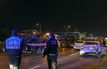 İstanbul’daki zincirleme trafik kazasında 10 kişi yaralandı
